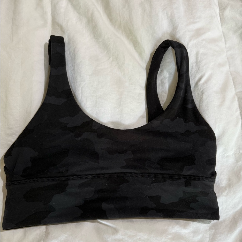 Lululemon Black Sports Bra with Wide Straps